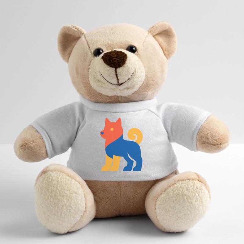 Pop Art Dog Teddy Bear
