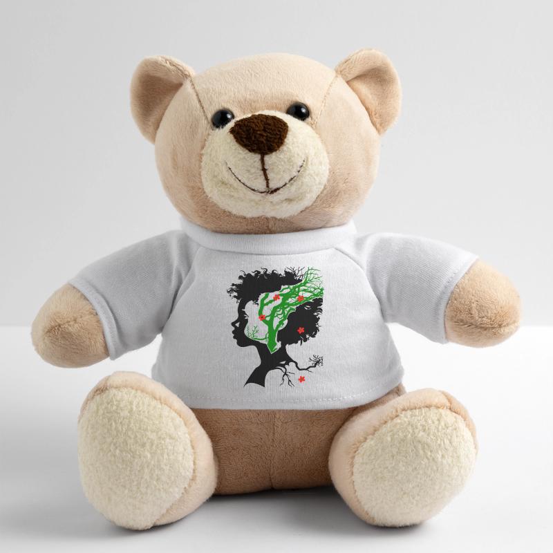 Abstrakter Baum mit Blüten Teddy