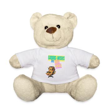 Gaming Mode Cat Not Nerve Design Gaming - Teddy Bear - white - Front