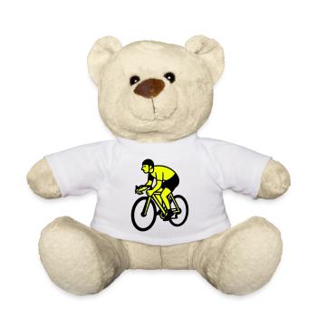 Neonrad Silhouette Radfahrer - Teddy - Weiß - Vorne