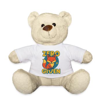 Zero Fox mit Logo - Teddy - Weiß - Vorne