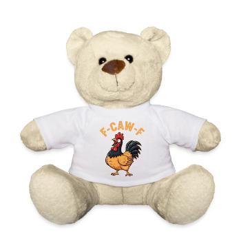 F-Caw-F Vorwerkhuhn Dirndl Meme Lustig Geschenk - Teddy - Weiß - Vorne