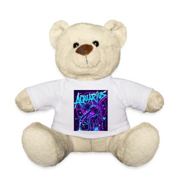Aquarius - Teddy Bear - white - Front