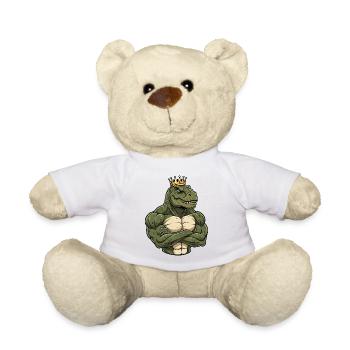 Fort Dino T-Rex King Dessin animé Fitness Jungle - Nounours - blanc - Devant