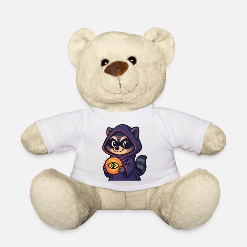 Wenn ein Racoon was findet - Teddy - Weiß