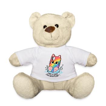 Waterplouf Katze Handy! - Teddy - Weiß - Vorne