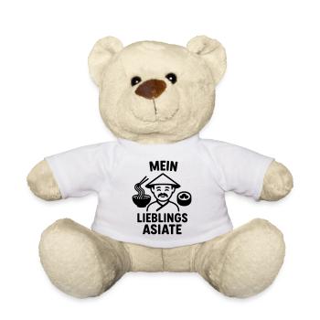 Plat asiatique préféré - Nounours - blanc - Devant
