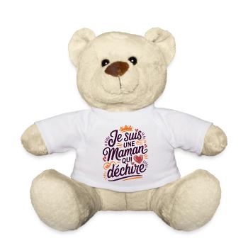 Ich bin eine Killer-Mutter - Teddy - Weiß - Vorne