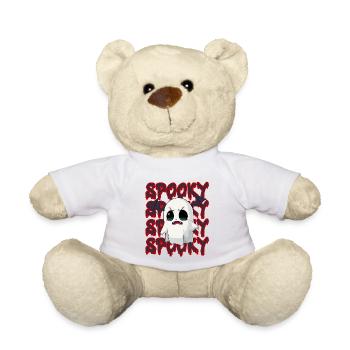 Halloween Spooky Ghost  - Teddy - Weiß - Vorne