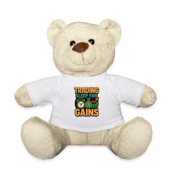 Schlaf gegen Gewinne tauschen, Investieren - Teddy - Weiß - Vorne