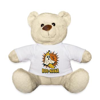 BOO-NANA – Lustiges Halloween Bananen-Geist Motiv - Teddy - Weiß - Vorne
