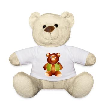 Ours en peluche châtaignier magique – Enfance et artisanat - Nounours - blanc - Devant