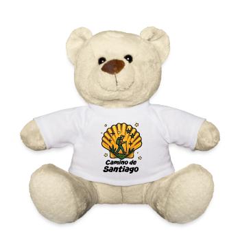 Randonneur Camino de Santiago - Nounours - blanc - Devant