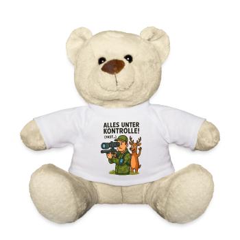 Alles Unter Kontrolle Jagd - Teddy - Weiß - Vorne