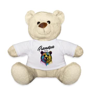Rainbow Bear Split Opa Bär - Teddy - Weiß - Vorne