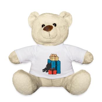 Gift chaos cat - Teddy Bear - white - Front