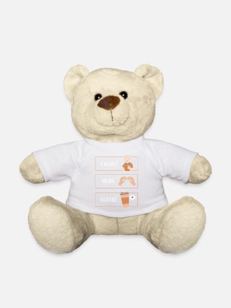 SLP Gebärdensprache AAC Kommunikation - Teddy - Weiß
