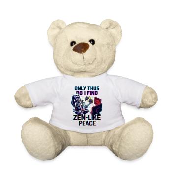 Gamer Rage Zen Frieden - Teddy - Weiß - Vorne