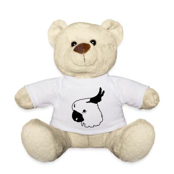 Parrot - Teddy Bear - white - Front