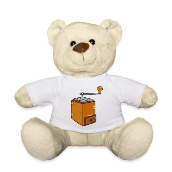 Coffee grinder - Teddy Bear - white - Front