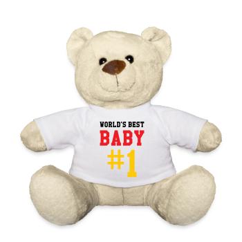 Meilleur bébé - Naissance - Enfant - Nounours - blanc - Devant