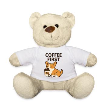 Cartoon-Hund - Teddy - Weiß - Vorne