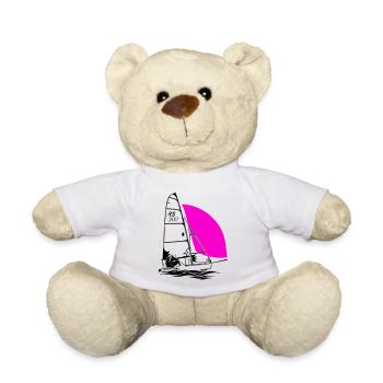 RS 500 Régate de dériveurs à voile voile de couleur - Nounours - blanc - Devant