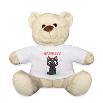 Namaste Chat Zen - Nounours - blanc - Devant