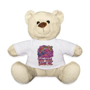 Neues Jahr, dieselbe Ich - Teddy - Weiß - Vorne