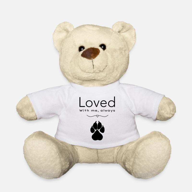 Dog loved - Teddy Bear - white