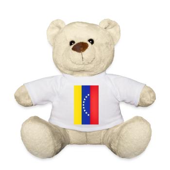 Étoiles de l’arc du drapeau du Venezuela - Nounours - blanc - Devant