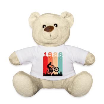 1986 vintage - Teddy Bear - white - Front