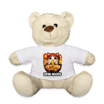 Ramen Katze Send Noods - Teddy - Weiß - Vorne