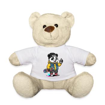 Asia Panda Skate Crew - Teddy Bear - white - Front
