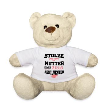 Stolze Mutter Absolvent 2026 Bachelor Master - Teddy - Weiß - Vorne