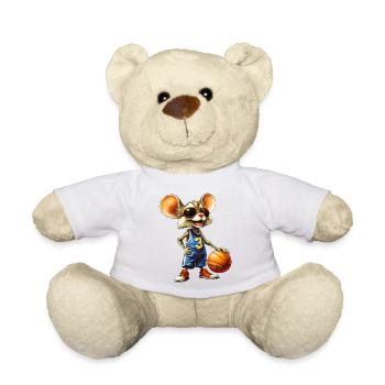 Mäuse Basketball - Teddy - Weiß - Vorne