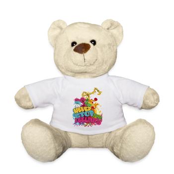 Nie aufhören dieses Gefühl never stop this feeling - Teddy - Weiß - Vorne