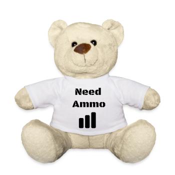 Besoin de munitions - Nounours - blanc - Devant