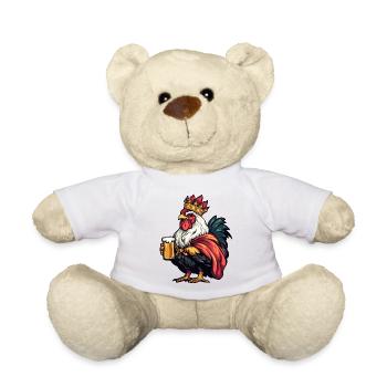 Hahn Bier König - Teddy - Weiß - Vorne