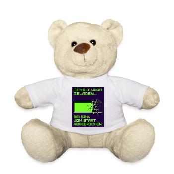 Salaire de charge - Nounours - blanc - Devant