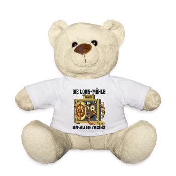 Die Lohn Mühle Zermahlt Den Verdienst - Teddy - Weiß - Vorne