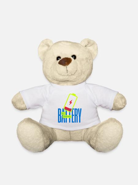 Glowing Social Battery - Teddy Bear - white