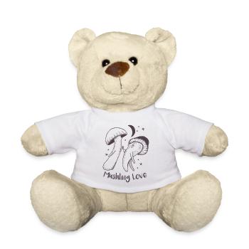 Mushling Love Pilz Herz Nacht - Teddy - Weiß - Vorne