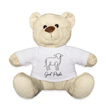 God Påske, Sweet Lamb Easter Shirt, Hoodie, Bag - Teddy Bear - white - Front