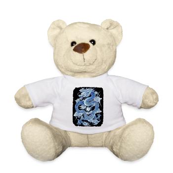 Chinesischer Drache - Teddy - Weiß - Vorne