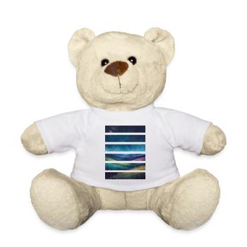Schichten der Nachtlandschaften - Teddy - Weiß - Vorne