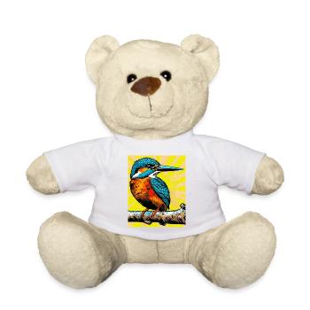 kingfisher - Teddy Bear - white - Front