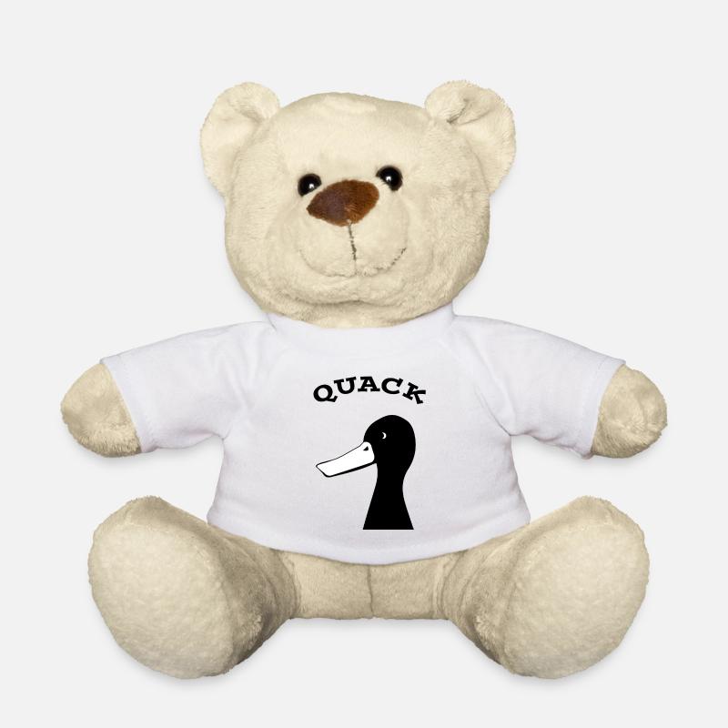 Ente - Teddy - Weiß