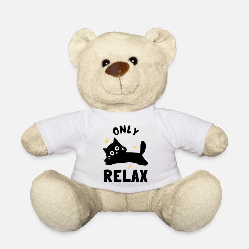 Black face with golden sparkles - Teddy Bear - white