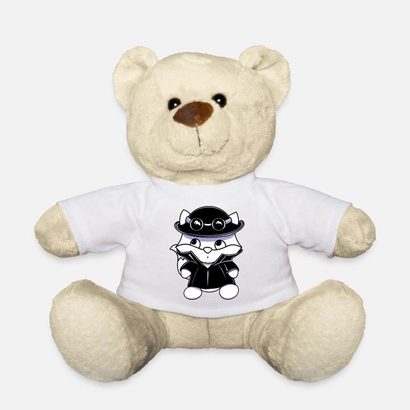 Kleiner Detektiv  - Teddy - Weiß